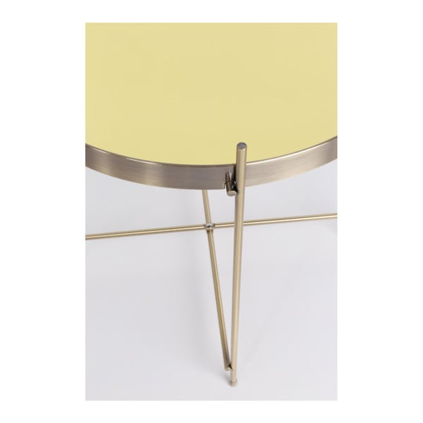 Stranska mizica v zlati barvi Zuiver Cupid, ø 43 cm-image-4