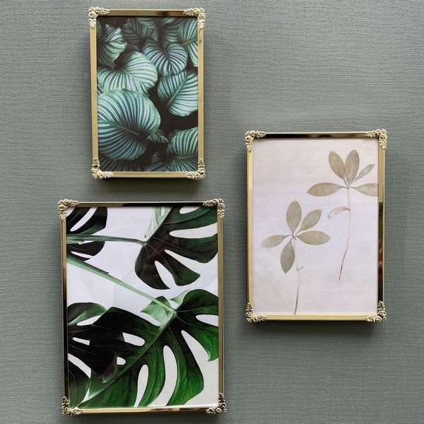 Kovinski stoječ/stenski okvir v zlati barvi 13,5x18,5 cm Decora – Zilverstad-image-1