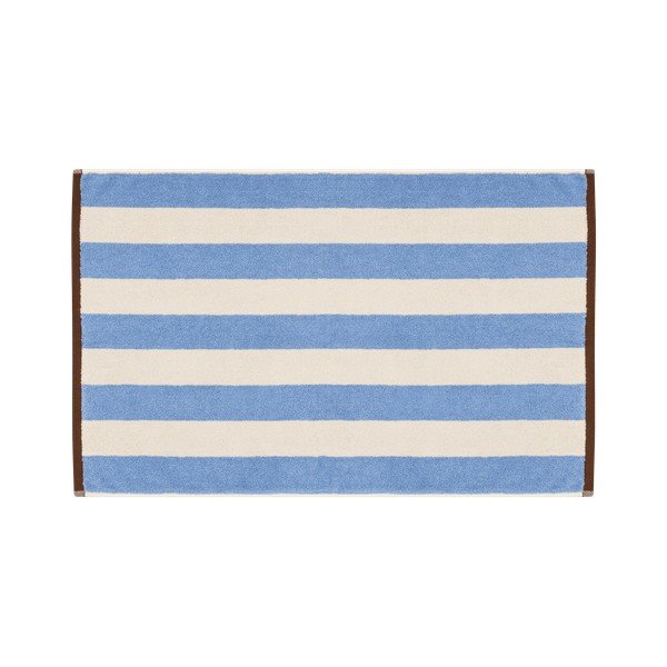 Modra tekstilna kopalniška preproga 50x80 cm Gobo – noo.ma