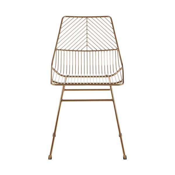 Kovinski jedilni stol v zlati barvi District – Premier Housewares-image-2