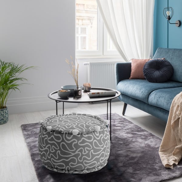 Svetlo siv tabure Tangle – Tomasucci-image-2