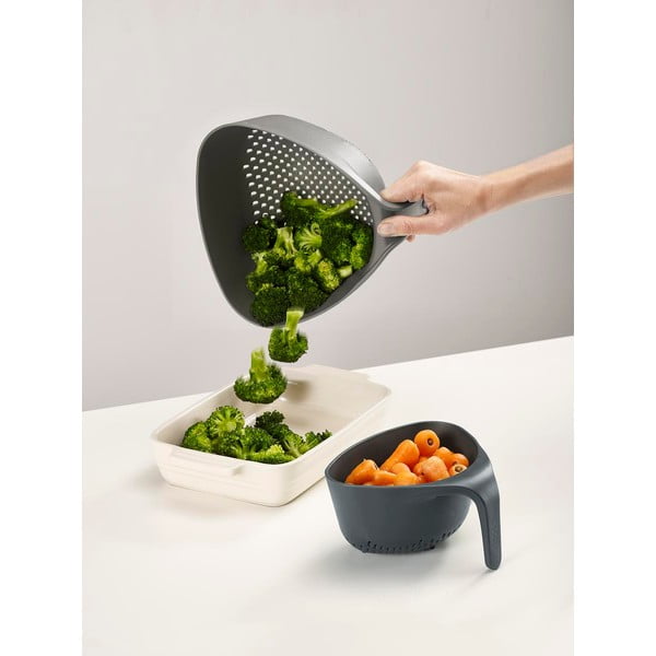 Set sivih cedil Joseph Joseph Colanders-image-1