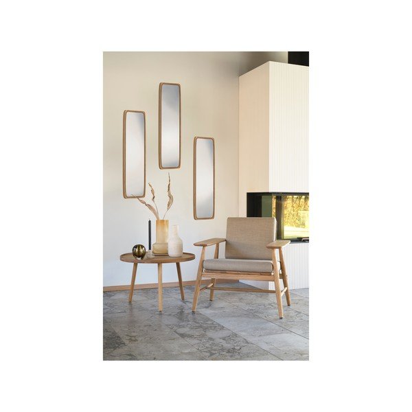 Stensko ogledalo z lesenim okvirjem 23x80 cm Bodo – Villa Collection-image-2