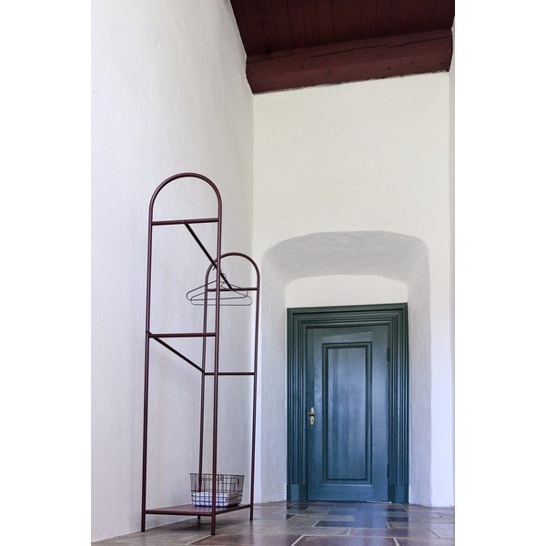 Bordo rdeče kovinsko stojalo za oblačila 92x186x39 cm Arch – Mette Ditmer Denmark-image-3