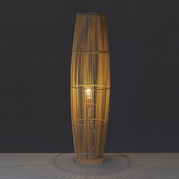 Stoječa svetilka v naravni barvi z bambusovim senčnikom (višina 88 cm) Natural Way – Casa Selección-image-1
