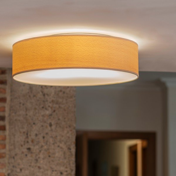 Stropna svetilka iz naravnega bukovega furnirja Sotto Luce TSURI L, ⌀ 40 cm-image-4