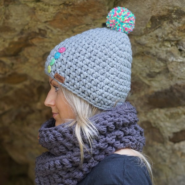 Ročno kvačkana kapa DOKE BC Light Short-image-2