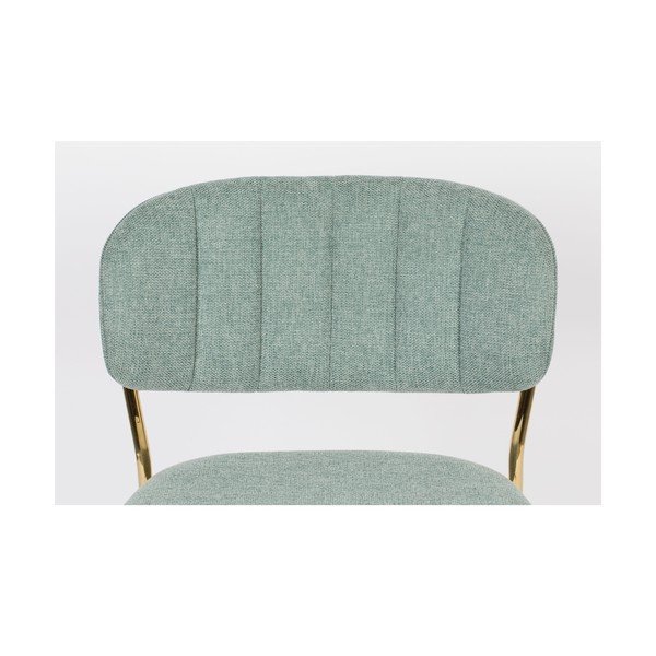 Svetlo zeleni barski stoli v kompletu 2 ks 89 cm Jolien – White Label-image-1