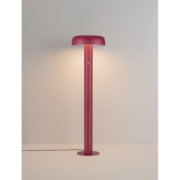 Bordo rdeča kovinska LED zatemnitvena stoječa svetilka (višina 142 cm) Noelia – Nova Luce-image-2