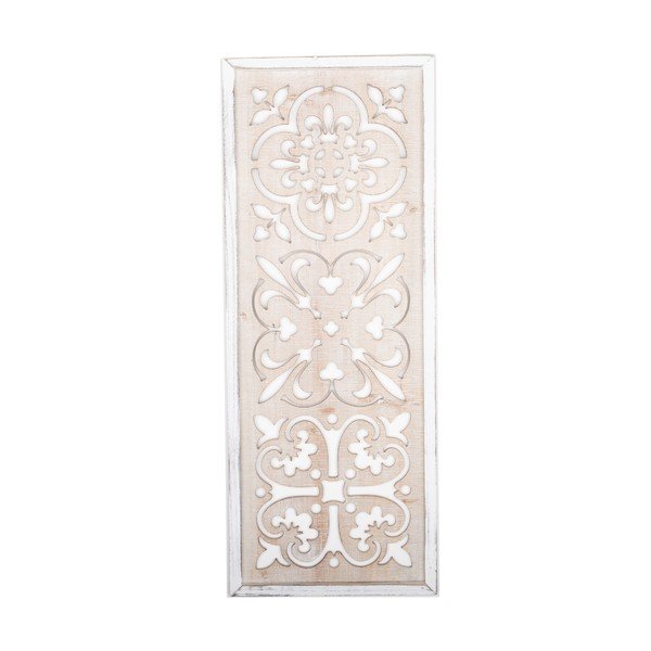 Lesena stenska dekoracija Dakls Arabesque, 32 x 82 cm