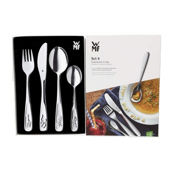 4-delni komplet otroškega jedilnega pribora iz nerjavečega jekla WMF Zoo-image-1