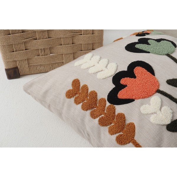 Lanena prevleka za blazino 43x43 cm Lale – Mioli Decor-image-4