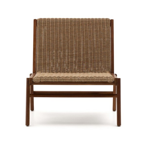 Vrtni fotelj iz masivnega lesa v naravni barvi Itani – Kave Home-image-4