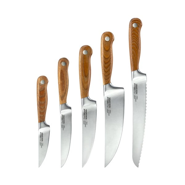 Komplet nožev s stojalom 5 ks Feelwood – Tescoma-image-3