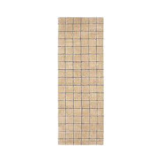 Jantaren ročno tkan volnen tekač 80x230 cm Mosaic Amber – Lorena Canals