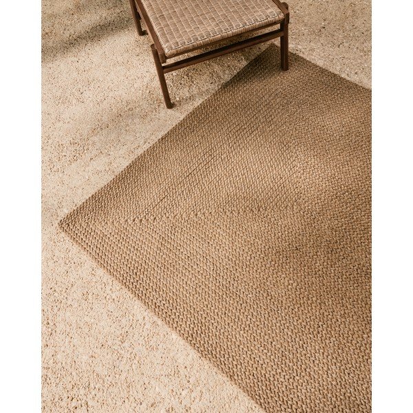 Bež notranja in zunanja preproga iz recikliranih vlaken 160x230 cm Despas – Kave Home-image-2