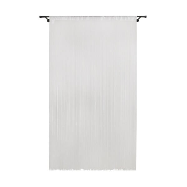 Bela prosojna zavesa 140x285 cm String – Mendola Fabrics