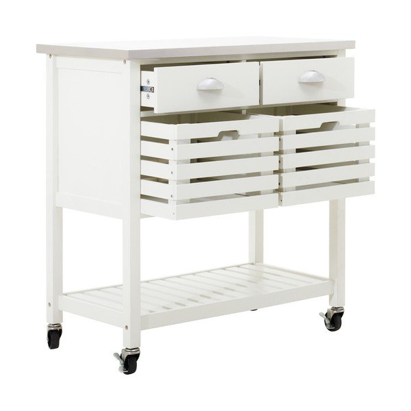 Servirni voziček na kolesih 46x86 cm Frankfurt – Premier Housewares-image-4