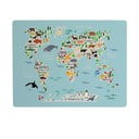 Namizna podloga Little Nice Things World map, 55 x 35 cm