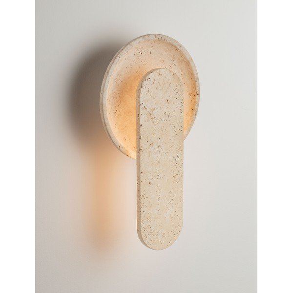Bež lončena LED stenska svetilka Mavis – Nova Luce-image-1
