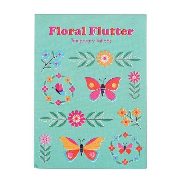 Otroške tetovaže Floral Flutter – Rex London