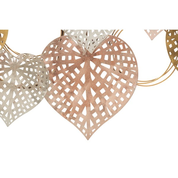 Kovinska stenska dekoracija 91x40 cm Hearts – Mauro Ferretti-image-4