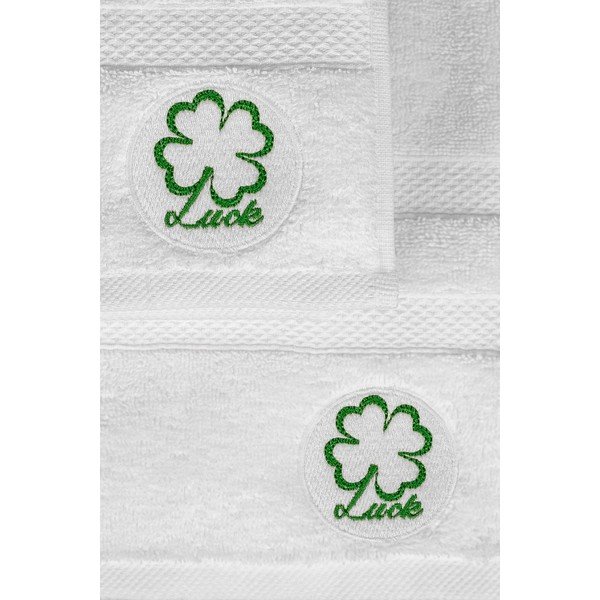 Beli frotirni bombažni komplet brisač 2 ks Luck – Foutastic-image-2