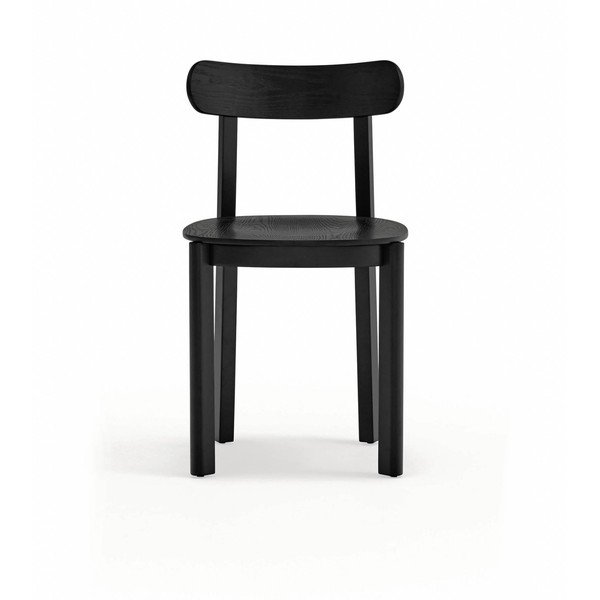 Črn jedilni stol v jesenovem dekorju Nara – Teulat-image-2