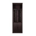 Rjava vitrina iz masivnega bora 74x223 cm Anita – Støraa
