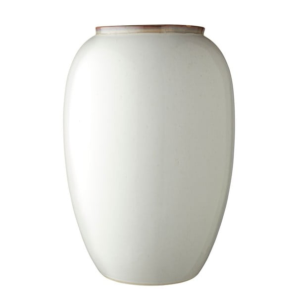 Krem keramična vaza Bitz Basics Cream, višina 50 cm