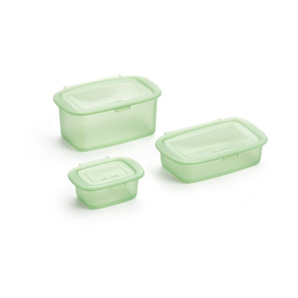 Posode za hrano v kompletu 3 ks – Lékué