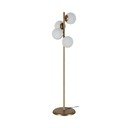 Zlata talna svetilka Squid Lighting Owl, višina 130 cm