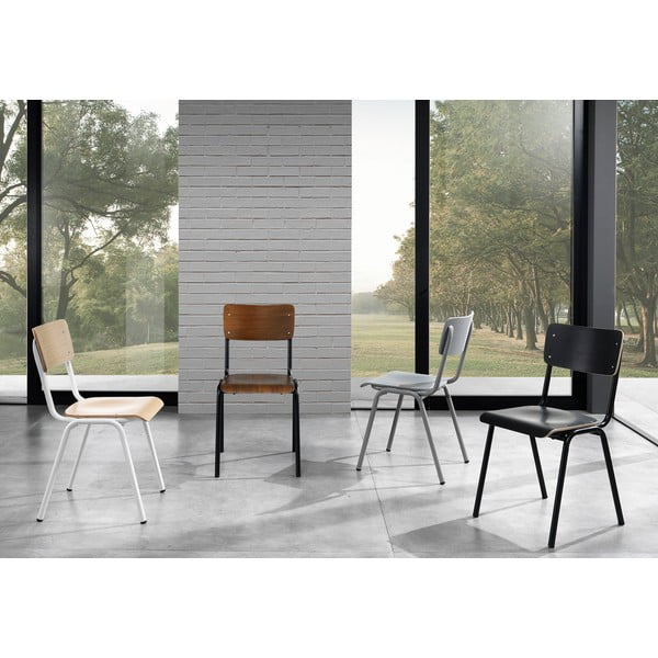 Sivi jedilni stoli v kompletu 2 kos Old School - Tomasucci-image-1