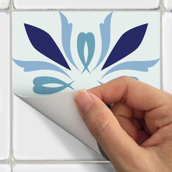 Komplet 30 dekorativnih stenskih nalepk Ambiance Madeira, 15 x15 cm-image-1