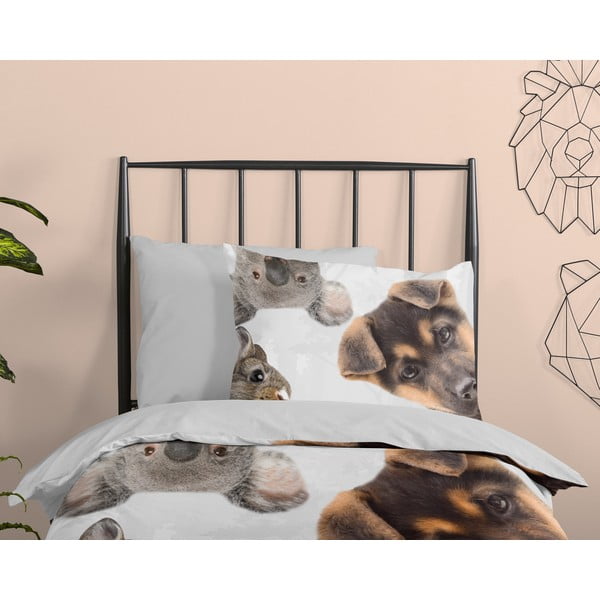 Enojna podaljšana bombažna otroška posteljnina 140x220 cm Semmie – Good Morning-image-2