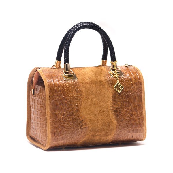 Usnjena torbica Isabella Rhea 822 Cognac-image-3