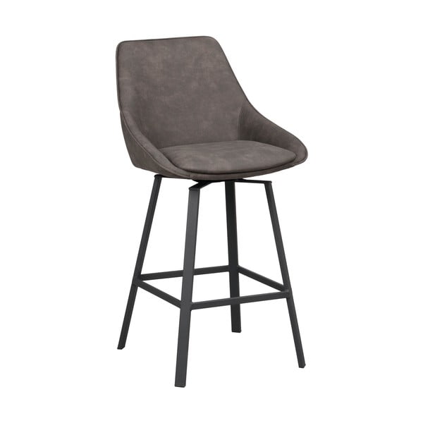 Sivi barski stoli v kompletu 2 ks (višina sedeža 65 cm) Alison – Rowico