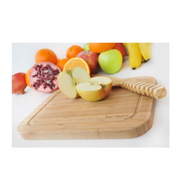 Bambusova deska za rezanje, 25x15 cm-image-1