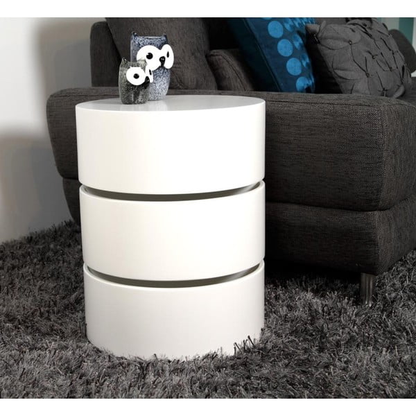 Bela klubska mizica Actona Pop, ⌀ 40 cm-image-3