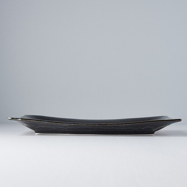 Temno moder keramični krožnik MIJ Matt, 33 x 19 cm-image-2