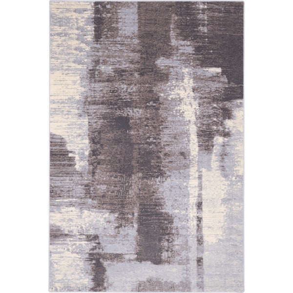 Siva volnena preproga 133x180 cm Mist – Agnella