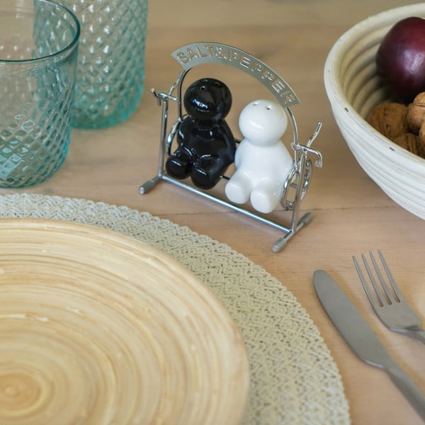 Solnica in poprnica s stojalom Salt & Pepper – Balvi-image-1