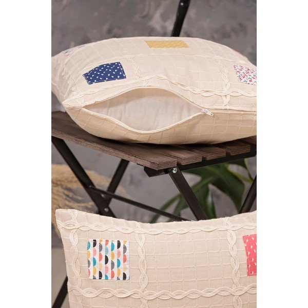Prevleke za blazino v kompletu 2 ks 40x40 cm Patchwork – Oyo Concept-image-1