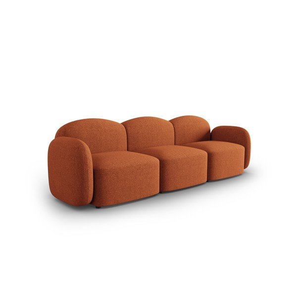 Oranžna sedežna garnitura 272 cm Blair – Micadoni Home-image-2