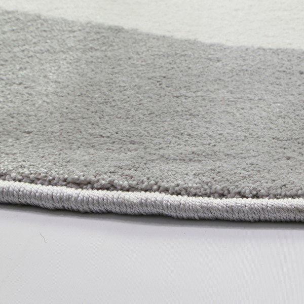 Siva otroška preproga ø 100 cm Soft – FD-image-2