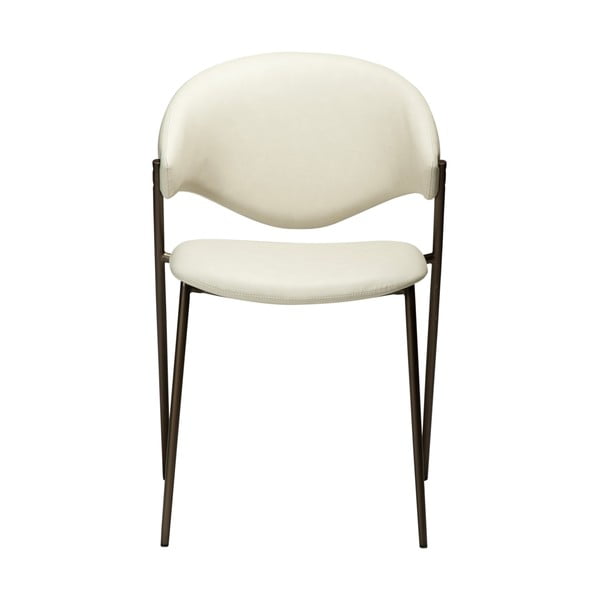 Slonokoščen jedilni stol iz umetnega usnja Zone – DAN-FORM Denmark-image-1