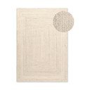 Kremno bela obojestranska/ročno tkana preproga iz jute 60x90 cm Juno – Hanse Home