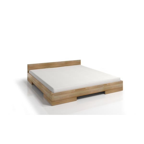 Zakonska postelja iz bukovega lesa SKANDICA Spectrum, 200 x 200 cm