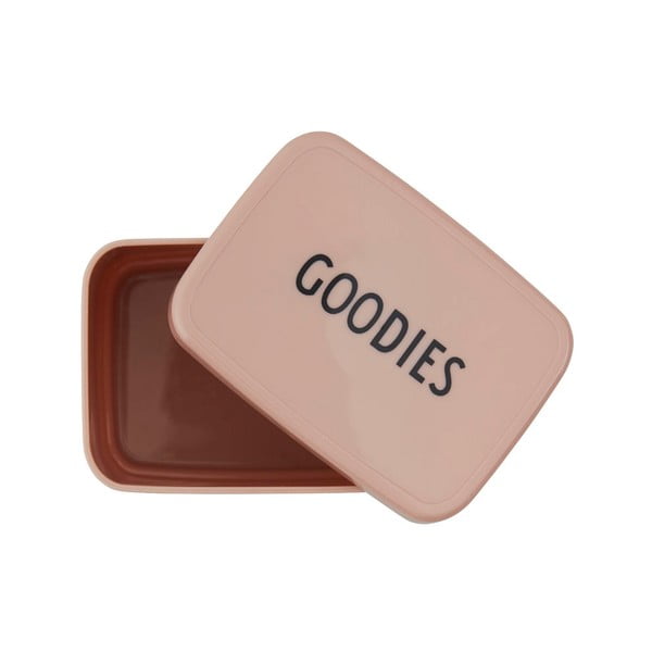 Roza škatla za prigrizke Design Letters Goodies, 8,2 x 6,8 cm-image-2