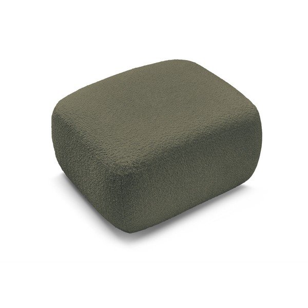 Zelen tabure iz tkanine bouclé Montaigne – Bobochic Paris-image-3